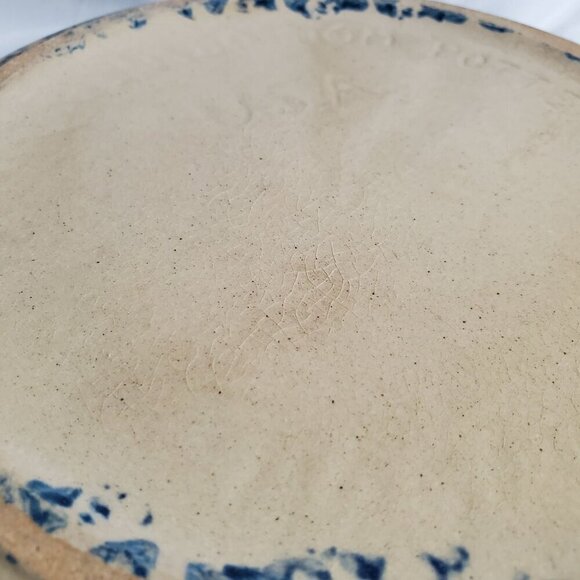 VTG Robinson Ransbottom Pottery USA Spatterware Stoneware Deep Dish Pie Plate - Picture 11 of 11